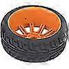 thumbnail image 2 of Roues de Pneu de Voiture Rc, Roues de Pneu de Voiture Rc en Caoutchouc Pièces de Mise à Niveau pour Course Automobile Rc 1/8, 2 of 4