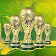 thumbnail image 4 of World Cup Football Trophy Resin Replica Trophy Model Soccer Fan Souvenir Gift, 4 of 5