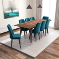 thumbnail image 2 of Addison 9-Piece Modern Solid Wood Dining Room Table and Chair Set, 2 of 6