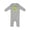 AC-Heather Grey, variant on I'm Gonna Be a Big Brother-dino Baby Romper Coveralls