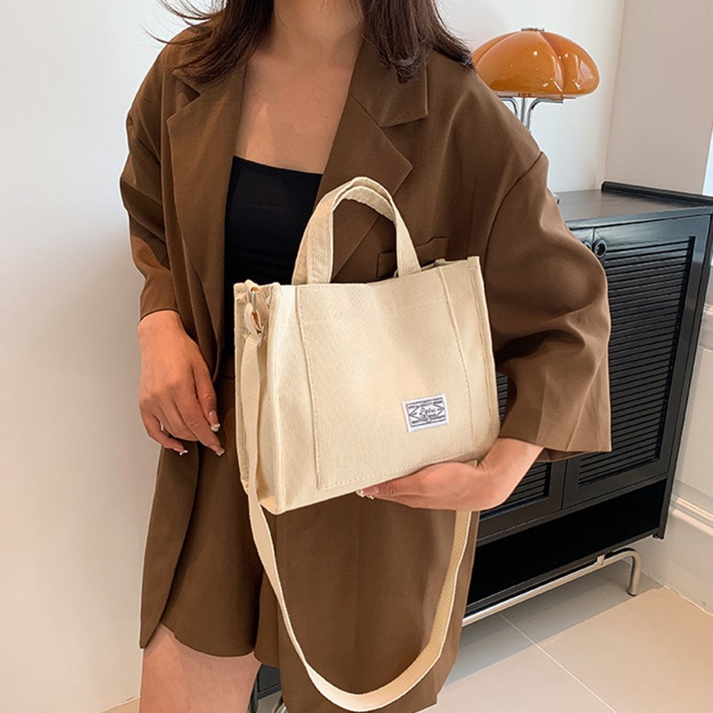 Women Chic Hobo Bag Casual Solid Shoulder Bag Female Shopping Bag White