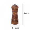 thumbnail image 6 of Salt and Pepper Grinder Set for Home Kitchen Salt Pepper Spice Mill Grinder Shaker Wood Color, 6 of 6