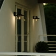 thumbnail image 4 of Westport Steel 1 Light LED Compatible Black Coastal Outdoor Wall Lantern Clear Glass, 4 of 11
