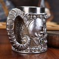 thumbnail image 2 of Taza de cerámica con forma de calavera y piedras preciosas, 350 ml, gótica, acero inoxidable, 2 of 2