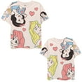 thumbnail image 6 of Disney Princess Girls Graphic T-Shirt and Bike Shorts Set, 2-Piece, Sizes 4-16, Multi, 7-8, 6 of 9