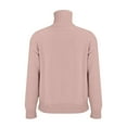 thumbnail image 4 of Sweaters for Women Soft Warm Quarter Zip Sweater Casual Loose Long Sleeve Pullover Tops Fall Winter Clothing Pink S, 4 of 7