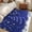Blue, variant on Round Area Rugs Collection 4 Ft, Red Christmas Non-Slip Residential Carpet, Snowflake Xmas Tree Ball Winter Modern Abstract Art Indoor Crawling Mats Runner Rugs for Living Room/Dining Room/Bedroom