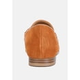thumbnail image 5 of Echo Suede Leather Braided Detail Loafers In Tan, 5 of 5