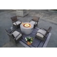 thumbnail image 2 of Patio Propane Fire Pit Table with Four Chairs, 2 of 4