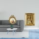 thumbnail image 2 of Marco de fotos redondo,Pequeño cuadro dorado vintage para la pared,Marco de fotos redondo decorativo de resina con ornamentos,Marco de fotos,Soporte de resina para marco de fotos,colgador para, 2 of 8