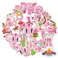 thumbnail image 3 of 35pcs-50pcs Western Stickers Stationery Stickers Cartoon Cowgirl PVC Stickers for Laptops Suitcases, 3 of 9