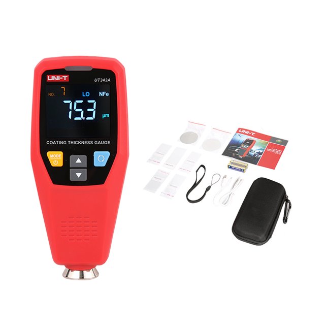 tssuouriy ABS Automotive Paint Thickness Gauge High-Performance Instrument For Sales Inspection Painting Ships UT343A 1