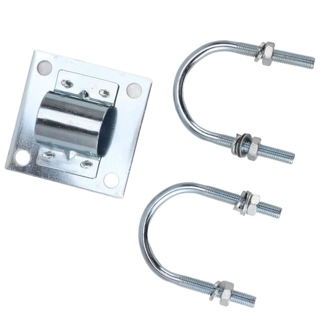 Soporte de Antena, Soporte de Tomo de Mástil de Antena y Kit de Montaje de Adaptador de Mástil de Bandera Con Pernos en U, Funciona Con Platón Starlink y Poste de Acero de
