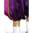 thumbnail image 5 of inhzoy Boys Arabian Prince Kids Satin Trousers Party Bell Bottoms Outfit Purple 10, 5 of 5