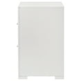 thumbnail image 5 of Ives 2-drawer Nightstand Bedside Table White High Gloss, 5 of 14
