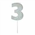 thumbnail image 3 of Meri Meri Bougie Bleue Numéro 3 (Lot de 1), 3 of 4