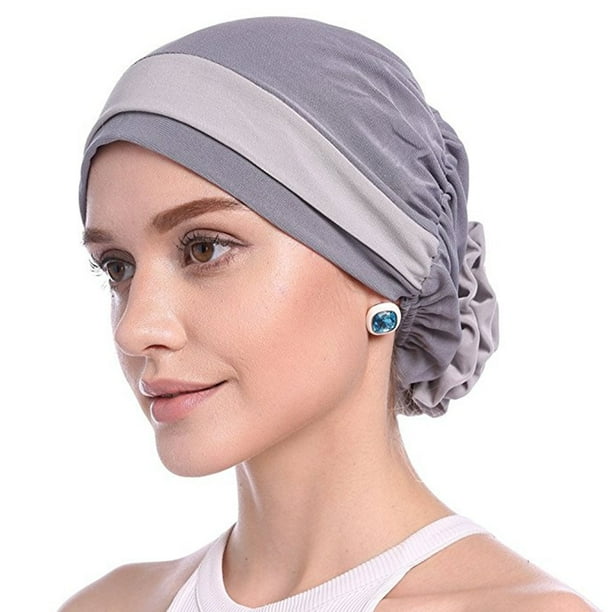 Akoyovwerve Women's Turban Hat Hair Loss Chemo Krebs Cap Walmart