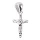 thumbnail image 3 of Crucifijo De Plata Esterlina, Colgante De Crucifijo De Mano De Obra Fina Simple De Moda Amplia Aplicabilidad Para Regalos Religiosos Fyydes Crucifix Pendant, 3 of 8