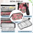 thumbnail image 4 of Nylon Fish Mouth Pencil Case with Large Capacity Zipper Pencil Pouch Strawberries and Green Leaves Pencil Bag Organizers, 4 of 7