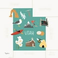 thumbnail image 2 of Louise, Gigi 15x15 Gold Ornate Wood Framed with Double Matting Museum Art Print Titled - Utah, 2 of 4