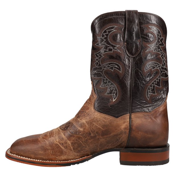 Dan Post Boots Mens Franklin Embroidered Square Toe Pull On  display picture 1