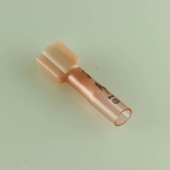 22-18 Ga. 0.250" Tab Male HD Heat-Shrink Quick Disconnect Terminals - (pack of 10)