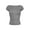 Gray, variant on Women Sexy Backless Short Sleeve Top Slim Fit Crewneck T-Shirt Summer Casual Crop Tee (Red,M)