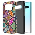 thumbnail image 3 of Samsung Galaxy S10 Plus Case, Rosebono Slim Hybrid Shockproof Hard Cover Graphic Fashion Colorful Skin Cover Armor Case For Samsung Galaxy S10 Plus (Colorful Mandala), 3 of 5