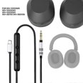 thumbnail image 2 of Universal USB C to 3.5mm Earphone Cable for WH-1000XM5 WH-1000XM3 Headset, 2 of 5