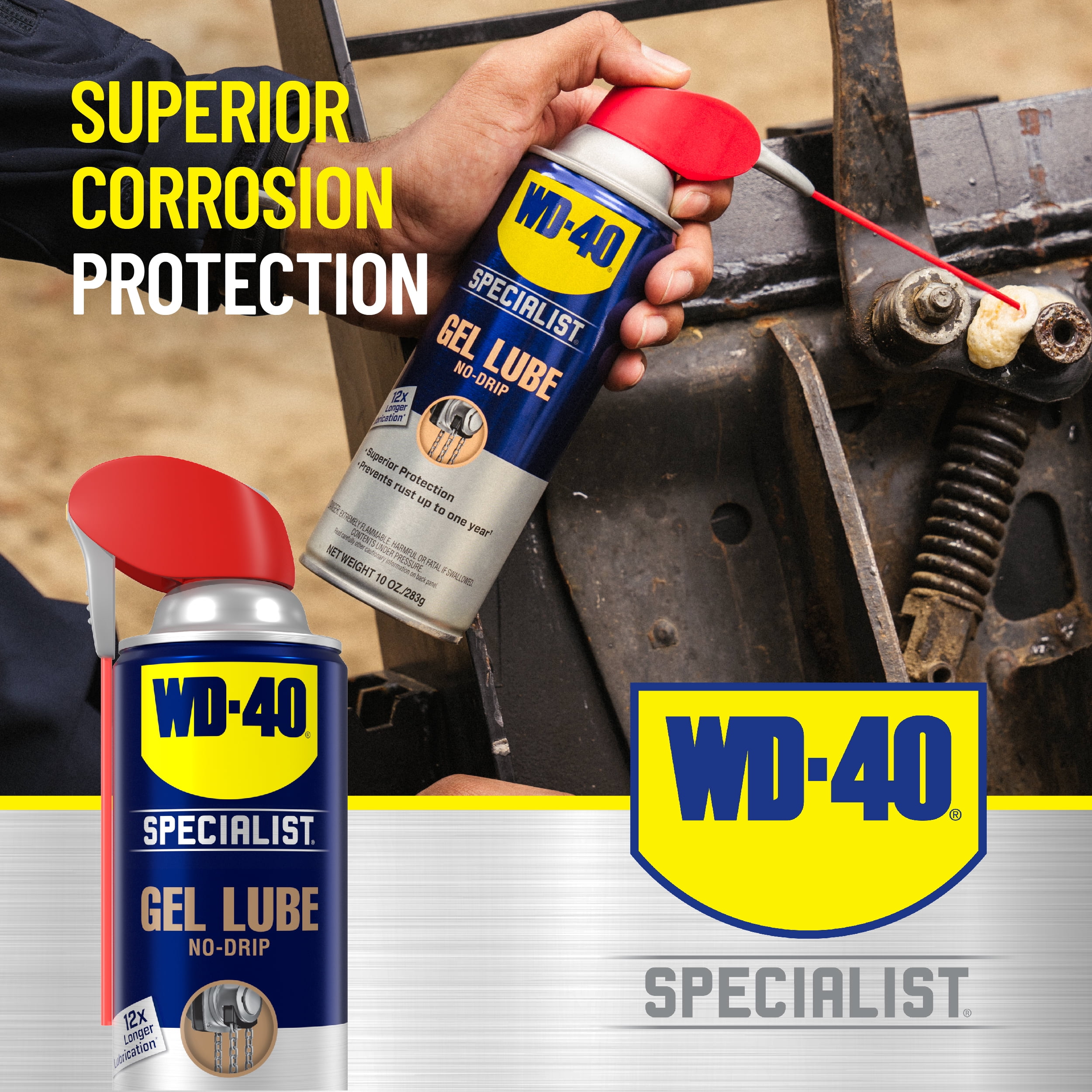 WD-40 Specialist 10 Oz. Spray & Stay Gel Lubricant