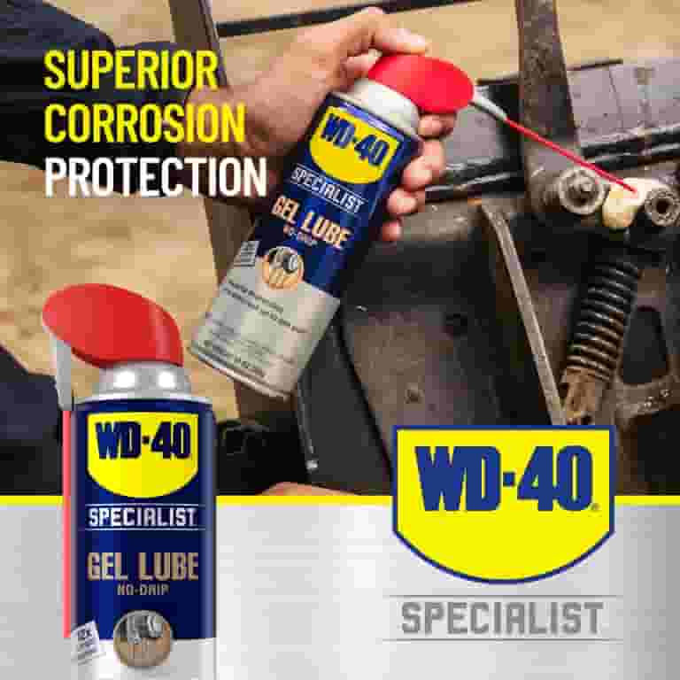 WD-40 Specialist 10 Oz. Spray & Stay Gel Lubricant WD-40 Specialist 10 Oz. Spray & Stay Gel Lubricant