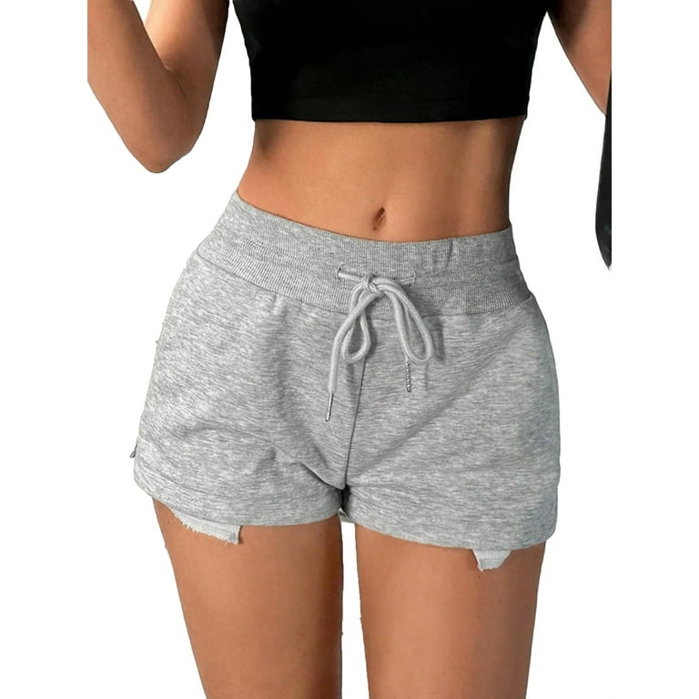 Light gray womens shorts sale