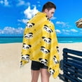 thumbnail image 4 of GZHJMY Yellow Polka Dot Panda Beach Towel Oversized Towel Blanket, Thin Lightweight Microfiber Sand Free Quick Dry Towel, 31”X71” Multipurpose Pool Bath Yoga Swim Shower Towel, 4 of 7