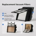 thumbnail image 5 of Roller Brush and Filter Replacement Compatible with Tineco iFloor 3/ Floor One S3 Cordless Vacuum Cleaner, Replacement Parts Include 3 Brush Rollers, 3 Filters, 5 of 18