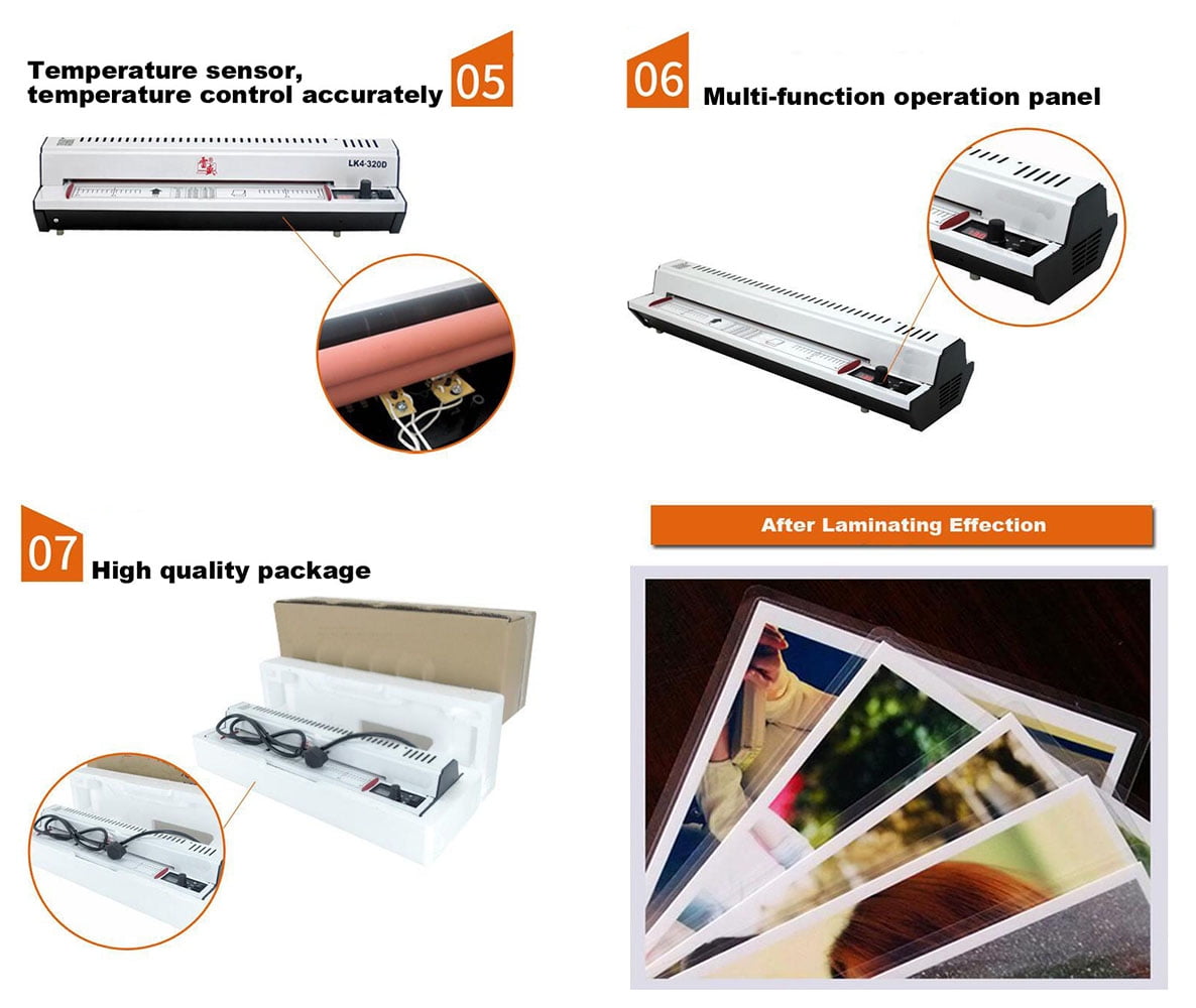 Techtongda All Metal Shell 12.5inch Thermal Hot Cold Laminator Machine with Inside Heating