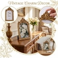 thumbnail image 6 of Gold Picture Frame, Vintage Baroque Style Carved Photo Frame with Ornate Curved Design for French Style Wall Art and Desktop Gallery Display, 6 of 6