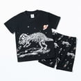 thumbnail image 2 of Xudanell Baby Boy Outfits Cool Pattern Printed Summer Clothes Casual Sets for Boy Tops Shorts White 3-4 Years, 2 of 9