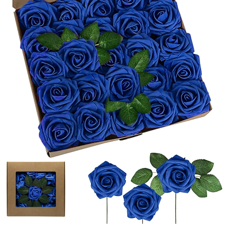 Dainzusyful Gifts For Mom Forever Rose Mother's Day DIY Soap Flower Gift  Rose Box Bouquet Wedding Home Festival Gift Artificial Flowers Living Room