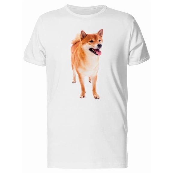 Shiba Inu Looks Away Tee Men's -Image by Shutterstock