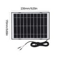 thumbnail image 5 of 8W Solar Energy Panel Charger Clip Connection Solar Charging Board Solar Panel, 5 of 10