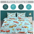 thumbnail image 6 of Fire Engine Car Truck Bedding Set with Zipper Closure for Girls & Boys, 6 of 6