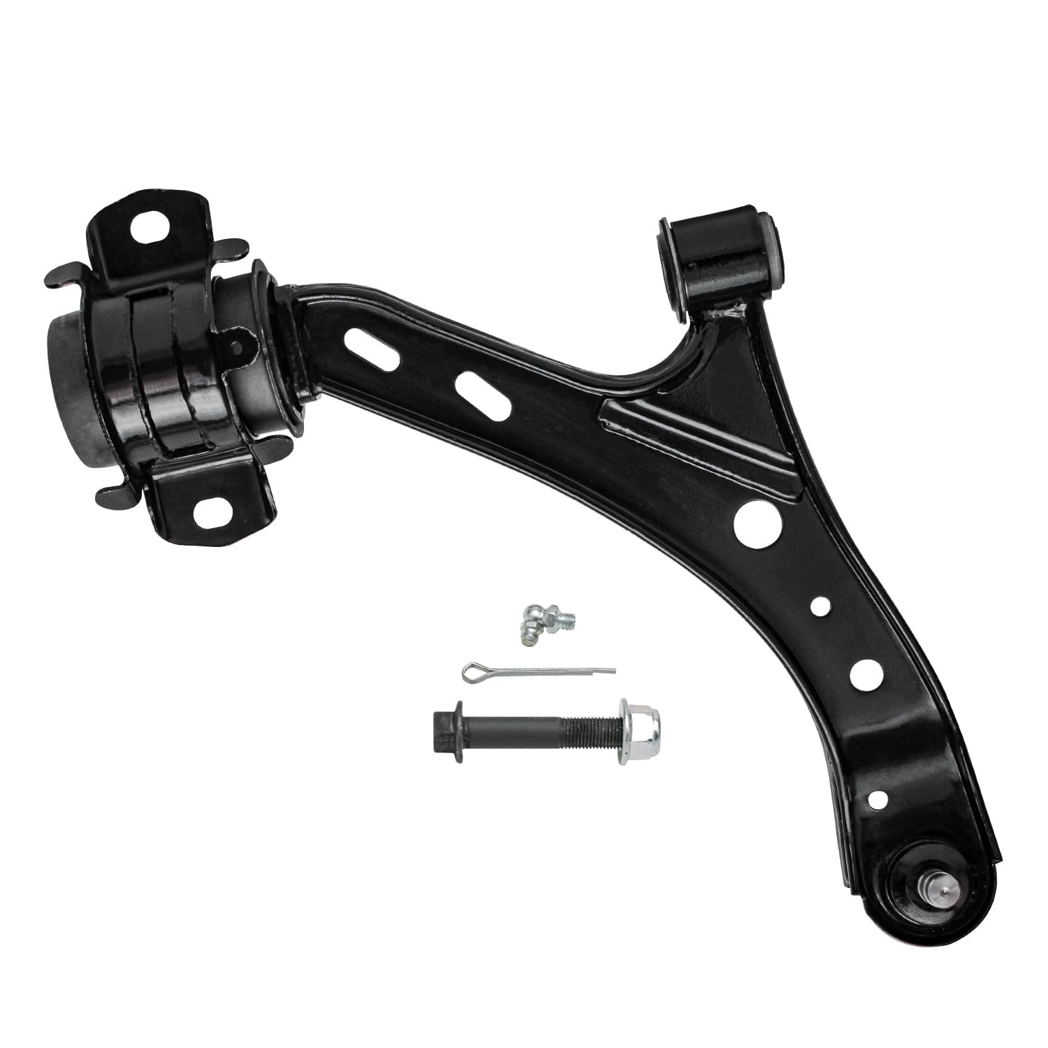 Detroit Axle - Front Right Lower Control Arm for 2005-2010 Ford Mustang, Lower Right Control Arm w/Ball Joint Assembly Replacement