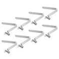 thumbnail image 1 of Uxcell 8.5x5mm Kayak Paddle Snaps, Hollow Button Single Pin Lock Tube Spring Clips for Tent Pole, 8 Pack, 1 of 6