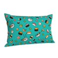 thumbnail image 2 of Kll Sushi Pillow Covers Envelope Closure,Super Soft And Cozy Fuzzy Fleece Pillow Case Cover 20"X30", 2 of 9