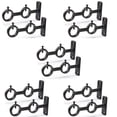 thumbnail image 1 of Support de Tringle à Rideaux, 8 Pcs Support Double pour Tringle à Rideaux, Crochets Doubles pour Tringles de Rideaux pour Salon Chambre, 1 of 7
