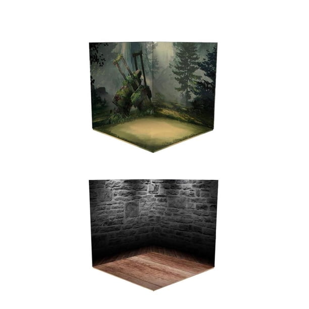 Organizador De Fondo 1/12, Colección De Exhibición Para Figuras De Acción, Muñecas, Bosque+Fondo De Almacenamiento De Diseño De Fondo 1/12 Para Figuras De Acción Estilo Zulema none