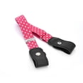 thumbnail image 1 of Sonducket Cinturón sin hebilla Suministros de armario para niños Niñas a cuadros morados y negros Cinturones puntos rosas Sonducket AP008680-21, 1 of 5