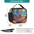 thumbnail image 2 of WOBOGO Colorful Skirt Skeleton Tote Lunch Bag High Quality Insulated Aluminium Film For Cold with Adjustable Shoulder Strap 11.2×9.8×3.5in, 2 of 7