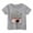 Grey, variant on WOYY Toddler Girls Graphic T-Shirt Short Sleeve Crewneck T Shirt Summer Casual Tshirt