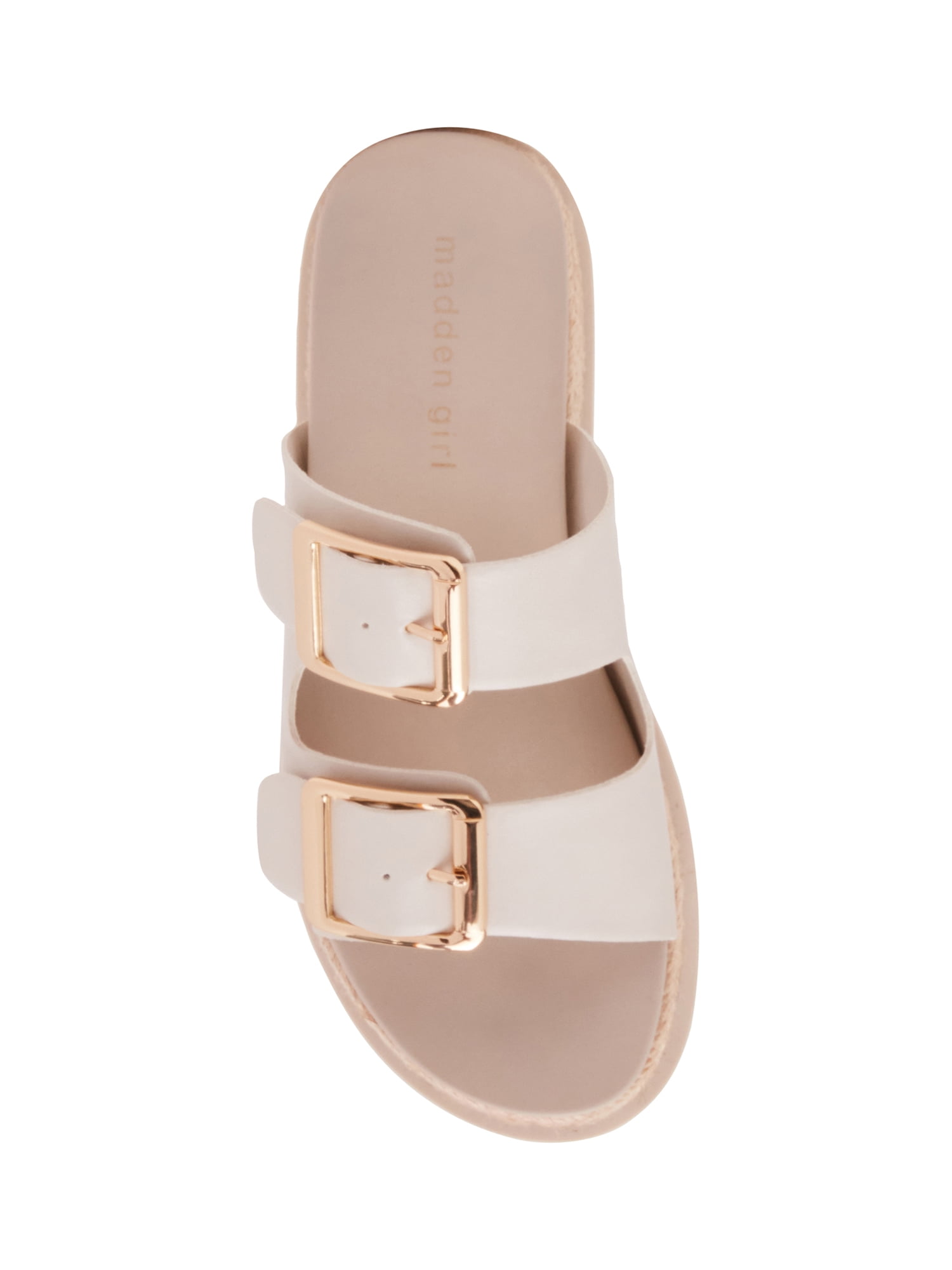 Madden Girl Women's Mythicall Two Strap Slide Platform Sandal